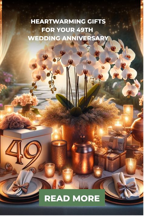 Discover the perfect gift for celebrating 49 years of love with our 49th Wedding Anniversary Gift Guide. From traditional to unique, find meaningful ideas to honor this special milestone. #WeddingAnniversary #49YearsStrong #AnniversaryGifts #LoveAndDevotion #CelebratingLove Happy 49th Anniversary, 49th Wedding Anniversary, 44th Anniversary, 49th Anniversary, 42nd Anniversary, 36th Anniversary, 33rd Anniversary, 24th Anniversary, 29th Anniversary