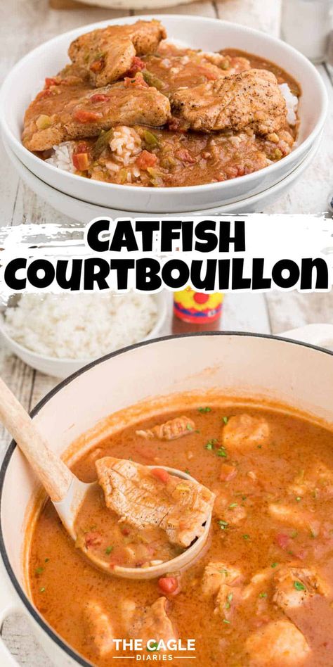 Louisiana Catfish Recipes, Recipes For Catfish, Cajun Catfish Recipes, Catfish Soup Recipes, Catfish Etouffee Recipe, Catfish Gumbo Recipe, White Catfish Stew Recipe, Catfish Stew Recipe, Catfish Stew Recipe South Carolina