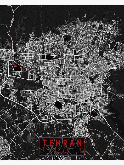 Map Of Iran, Cute Fat Cats, Architecture Drawing Plan, Map Tattoos, Dark Home, Illustrated Map, Tehran, City Maps, Bullet Journal Ideas Pages