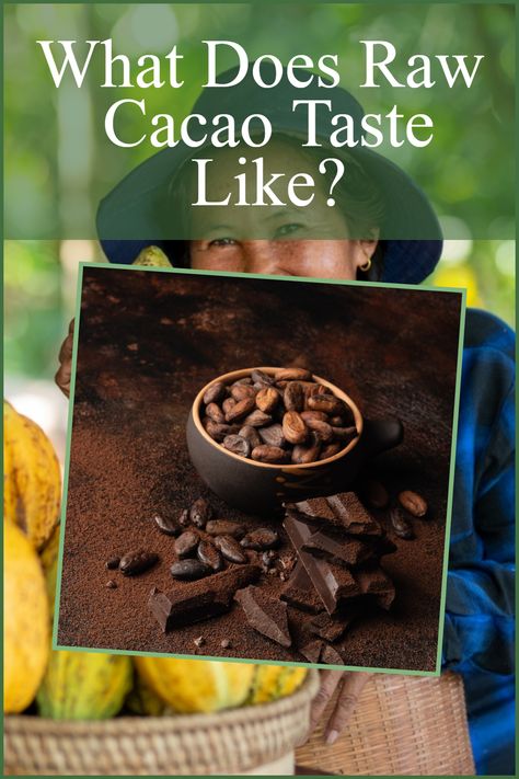 Raw cacao, with its impressive benefits and versatility, has gained a lot of attention in recent years. As more people discover this superfood, questions often arise about its taste and how it can be integrated into a wide range of recipes. In this article, we will explore the taste of raw cacao and learn about its unique flavor profile. Cacao Fruit, Cacao Recipes, Cacao Beans, Raw Cacao, Vegetarian Paleo, Cacao Nibs, Flavor Profiles, Savoury Dishes, Food Guide