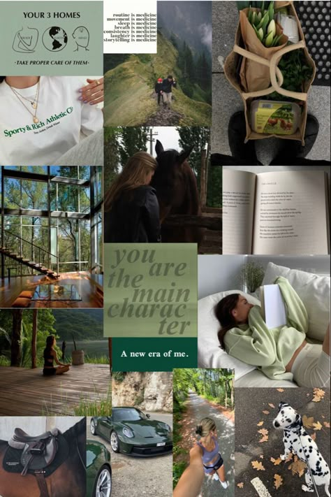 dark green vision board 2023 goals and dreams for 2023 new year new me new years resolutions dark aesthetic that girl clean girl aesthetic motivation inspiration creative horses riding dogs studying selfcare driving cars going for walks nature reading architecture plants green aesthtic Sage Green Vision Board Wallpaper, Green 2024 Vision Board, Vision Board Sage Green, 2024 Vision Board Green Aesthetic, 2024 Vision Board Green, Green Vision Board Pictures, Vision Board Ideas Green, Vision Board Green Aesthetic, 2024 Vision Board Wallpaper Iphone