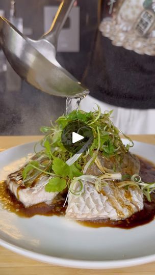 125K views · 3.3K reactions | Sharing my latest recipe Ginger and Shallot steamed Barramundi thanks to @humptydoobarramundi
This recipe is for ‘Plate For a Mate’ campaign 2023 campaign @plateforamateoz @blackdoginst 

Here is the recipe:

Fish soy sauce:
3 tbs low sodium soy
2 tsp sugar 
1 tbs sesame oil
1 tsp YumYum 
1/2 tsp white pepper ground 
1 tsp chicken powder

Combine all in a pot and bring it to simmer. 

Adjust taste according depending on your brand of ingredients and to your liking.

Steam Barramundi:
-Place in steamer for 10 mins on high
-Turn off heat and leave for 2 mins and let the residual heat cook the fish.
-Check using a fork to see if fish is cooked, if not steam for another 3 mins
-Once cooked place 1 tbs of finely sliced ginger, spring onions and coriander on top.
- Steamed Barramundi, Sliced Ginger, Chicken Powder, Cantonese Restaurant, Cantonese Food, Steamed Fish, Food Content, Spring Onions, Ginger Recipes