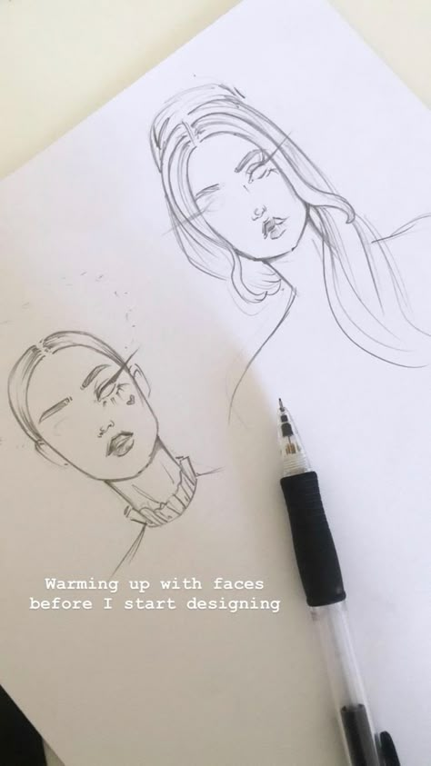 Fashion Figure Face Drawing, Fashion Design Face Sketch, Croquis Face Illustration, Fashion Croquis Face, Fashion Sketch Face, Fashion Illustration Face Sketches, Fashion Figure Face, Model Face Drawing, Fashion Face Drawing