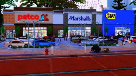 Sims 4 Target Lot, Sims 4 Target Build, Sims 4 50x40, Sims4 Cc Cars, Sims 4 Cc Shopping Mall, Sims 4 Walmart, Sims 4 Retail Store Cc, Sims 4 Realistic Lots, Jasmine Raditz Sims 4