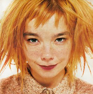 hair orange bjork 1990 Style, Nina Hagen, Josephine Baker, Trip Hop, Grace Jones, Arte Inspo, Poses References, Orange Hair, 영감을 주는 캐릭터