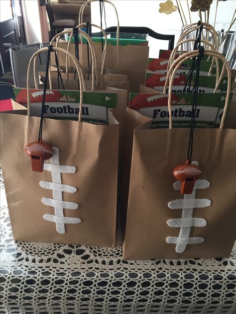 Football party bags Football Party Bags, Football Player Gifts, Football Party, Party Bags, Football Players, Paper Shopping Bag, Gift Bags, Gift Bag, Football