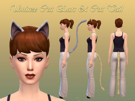 http://notegain.tumblr.com/post/102386364193/cat-ears-cat-tail Sims 4 Dog Ears Cc, Sims 4 Cat Tail Cc, Sims 4 Wolf Ears Cc, Sims 4 Tail Cc, Cat Ear Sims 4 Cc, Ts4 Animal Ears, Sims 4 Cat Ears Cc, Sims 4 Cc Cat Ears, Sims 4 Cat Ears