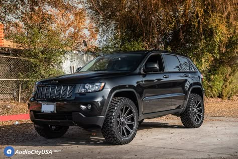 Jeep Grand Cherokee 20 wheels - 2.5” lift kit Black Jeep Grand Cherokee, Grand Jeep Cherokee, Grand Cherokee Lifted, 2018 Jeep Grand Cherokee, Jeep Usa, Jeep Srt8, Jeep Grand Cherokee Srt, 20 Wheels, Jeep Grand Cherokee Limited