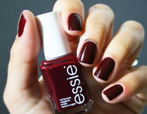 Essie Shearling Darling, Essie Nail Polish Colors, Nails Essie, Nails Painted, Baddie Vibes, Red Polish, Nail Polish Art, Nails Colors, Hand Accessories