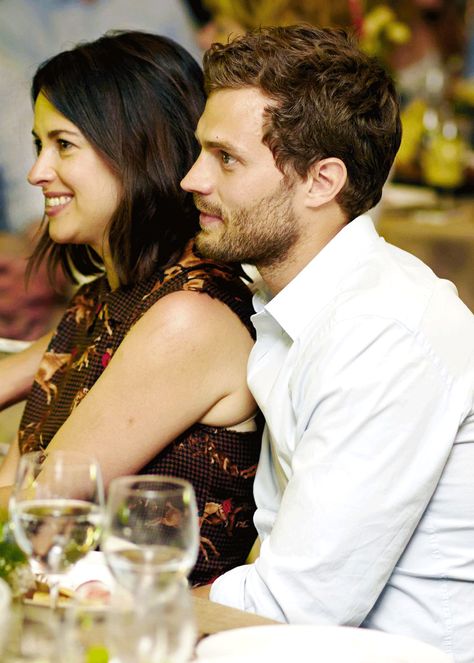 Millie and Jamie Dornan #Love Amelia Warner Jamie Dornan, Jamie Dornan And Wife, Jaime Dornan, Guy Ritchie, Irish Actors, Charity Event, Christian Grey, Fifty Shades Of Grey, Dakota Johnson