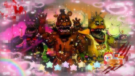 Weirdcore Desktop Wallpaper, Fnaf Desktop Wallpaper, Fnaf Banner, Social Reject, Chrome Wallpaper, Lady Kitty, Fb Banner, Fnaf Book, Fnaf Oc