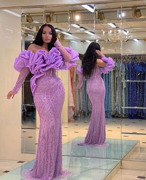 516 likes, 6 comments - IFDRESS (@ifdressdotcom) on Instagram: "Which one?🤩✨️💗👉@ifdressdotcom - ❤️ Follow @ifdressdotcom ❤️ Share @ifdressdo..." Prom Dress Purple, Dinner Gown, Purple Prom, Strapless Prom Dress, Purple Prom Dress, Lace Styles, Beaded Prom Dress, Elegantes Outfit, Dress Purple