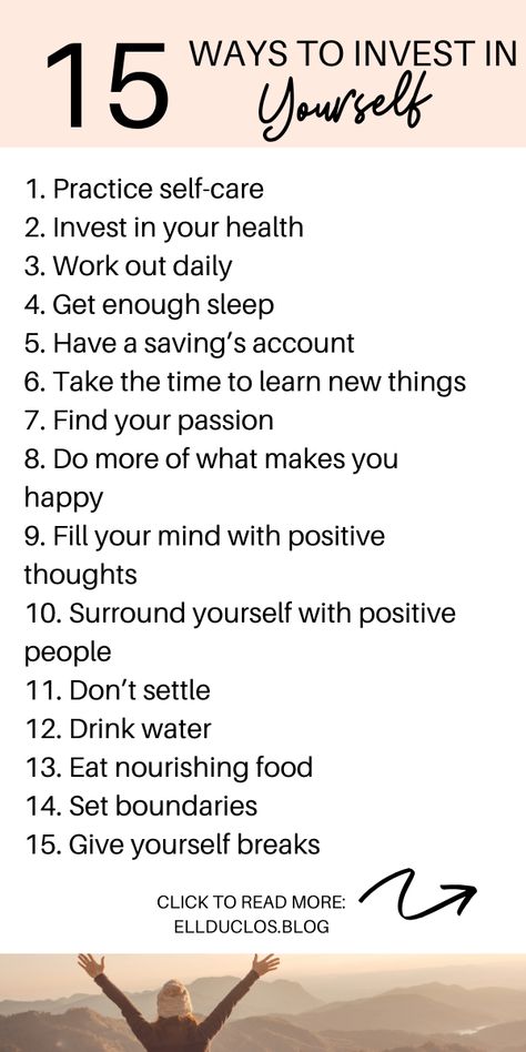 The best ways to invest in yourself in 2020. How to find the best version of you! #investing #investinyourself #personalgrowth #wordsofwisdom #findingyourself #happiness Invest In Your Appearance, How To Invest In Myself, Ways To Invest In Yourself, How To Evolve Yourself, How To Create A New Version Of Yourself, How To Invest In Yourself, How To Find Yourself, How To Be Independent, Ways To Find Yourself