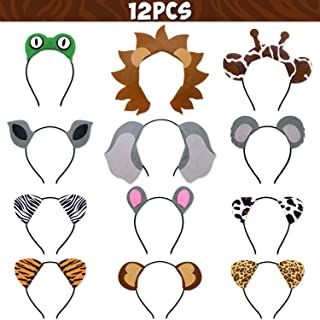 Monkey Headband, Elephant Headband, Lion Headband, Animal Headbands, Zoo Animal Party, Safari Party Favors, Animal Party Decorations, Jungle Animals Party, Jungle Thema