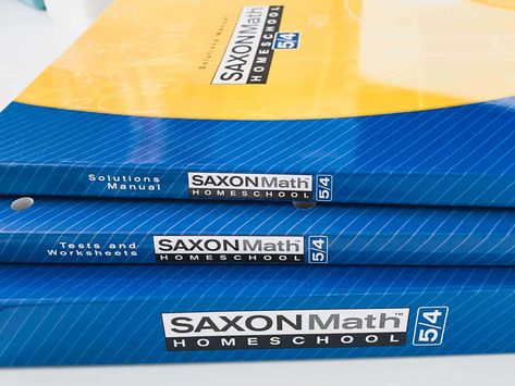 Prepping for Saxon Math 5/4 Teaching Textbooks, Homeschool Math Curriculum, Saxon Math, School Lines, Math 8, Math 5, Graph Paper Notebook, Math Notebook, School Collection