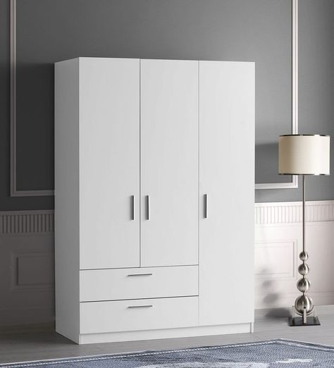 3door wardrobe available DM for order #namaslay #namaslaycustomstore Small Almirah Designs Wardrobes, Closets For Small Rooms, White Almirah Designs, Small Room Cabinet Ideas, Almirah Designs Bedrooms Small Spaces, Wardrobe Design For Small Room, White Cabinet Bedroom, Wardrobe Design White, Room Wardrobe Ideas