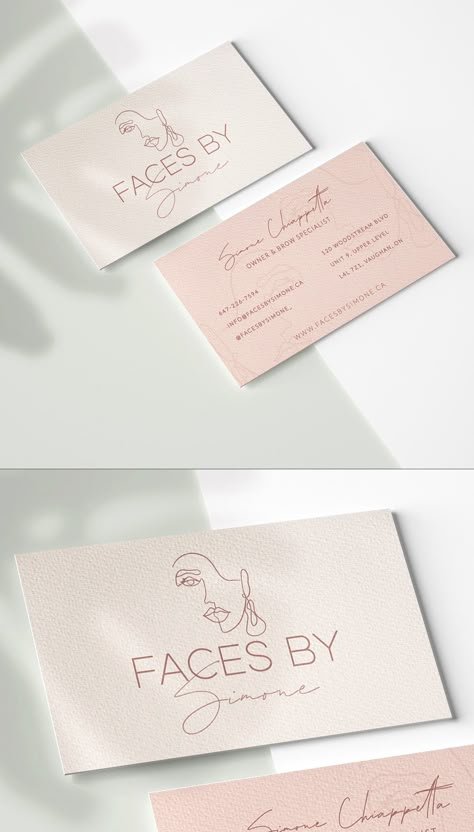 Logo Design Inspiration Esthetician, Business Card Ideas Beauty, Aesthetician Business Cards, Facial Business Cards, Esthetics Business Cards, Lash Artist Business Cards, Lash Business Cards Ideas, Beauty Business Logo Ideas, Beauty Business Cards Ideas