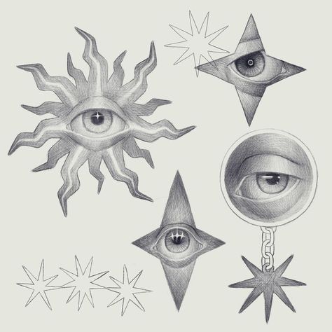 Parker Parrella | 8 days of eyes // what my tattoo flash could look like if i tattooed A few weeks ago I spent 8 days repeatedly drawing eyes and it was… | Instagram Illustration Eyes, Flash Designs, Drawing Eyes, Flash Design, My Tattoo, Tattoo Flash, Eye Drawing, 8 Days, Flash Tattoo