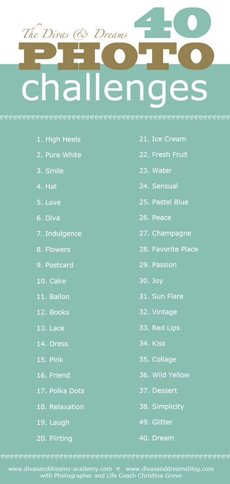 40 Photo Challenges - Would love to take this on vacation and do them all while there. <3 Photo Challenge Instagram, Photography Challenges, Photo Challenges, Wow Photo, Monthly Challenges, Photo A Day Challenge, Photo Opportunity, Selling Photos, Creative Lifestyle