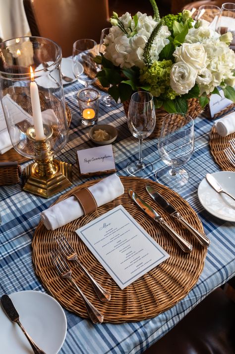 Hamptons Tablescape, Coastal Dinner Table, Americana Tablescape, Hamptons Dinner Party, Nautical Tablescapes, Fashion Dinner Party, Different Stages Of Life, Stacie Flinner, Summer Table Settings