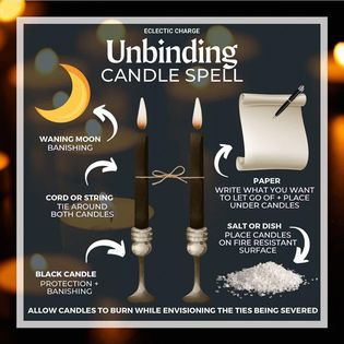 EarthMagick - Unbinding candle spell ~ I Have a Spell... Unbinding Spell Candle, Candle Wax Dripping Meaning, Diy Spell Candles, Unbinding Spell, Wiccan Knowledge, Money Oil Recipe, Black Candle Spells, Candle Magic Colors, Candle Magick Spells