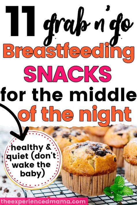 On to Go Breastfeeding Snacks: Quick and easy breastfeeding snacks for the middle of the night. Bonus - they're quiet and for the most part, non-crumby. So you won't wake the baby AND you won't drop food on her head. #breastfeeding Snacks For Moms On The Go, Late Night Nursing Snacks, Quick And Easy Postpartum Meals, Filling Late Night Snacks, Postpartum Lactation Snacks, Best Lactation Snacks, Breastfeeding Friendly Meals, Foods Good For Breastfeeding, Lactation Snack Recipes