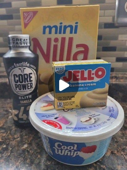 Protein Pudding With Cool Whip, Sugar Free Pudding Cookies, Low Sugar Banana Pudding, Pudding Protein Recipes, Low Calorie Banana Pudding, Zero Sugar Cool Whip And Pudding, Whipped Cream Recipes Desserts, High Protein Banana Pudding, Sugar Free Pudding And Greek Yogurt