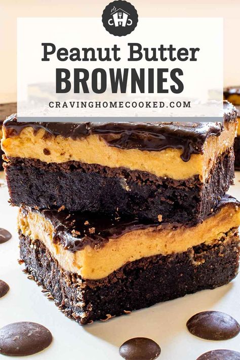 Killer Brownies, Camp Snacks, Chocolate Peanut Butter Brownies, Butter Brownies, Fudgy Brownie, Box Brownies, Peanut Butter Brownies, Fudgy Brownies, Creamy Peanut Butter