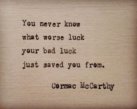 Quoting Literature on Instagram: “Cormac McCarthy - No Country For Old Men. “People complain about the bad things that happen to em that they don't deserve but they seldom…” Cormac Mccarthy Quotes, Old Man Quotes, Cormac Mccarthy, No Country For Old Men, Bad Things, Old Men, The Bad, Food For Thought, Book Quotes