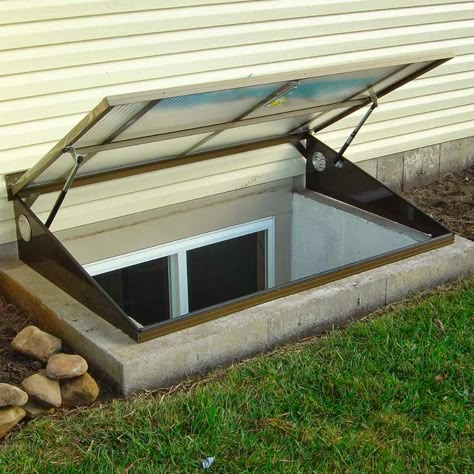 Diy Egress Window, Egress Window Cover, Egress Window Well Covers, Egress Window Well, Basement Window Well, Well Covers, Window Well Cover, Well Cover, Egress Window