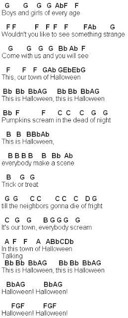 Flute Sheet Music: This Is Halloween                                                                                                                                                      More Piano With Letters, Halloween Piano, Play Instruments, Flute Songs, Piano Sheet Music Beginners, Flute Notes, Sheet Music Letters, Sheet Music With Letters, Piano Sheet Music Letters