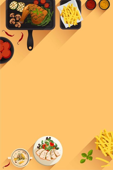 Simple flat hand-painted posters of fast-food restaurants vector background Restaurant Background Wallpapers, Background For Food Poster, Cute Food Backgrounds, Fast Food Background, Restaurant Poster Design, Restaurant Posters, Painted Posters, Fast Food Poster, Food Festival Poster