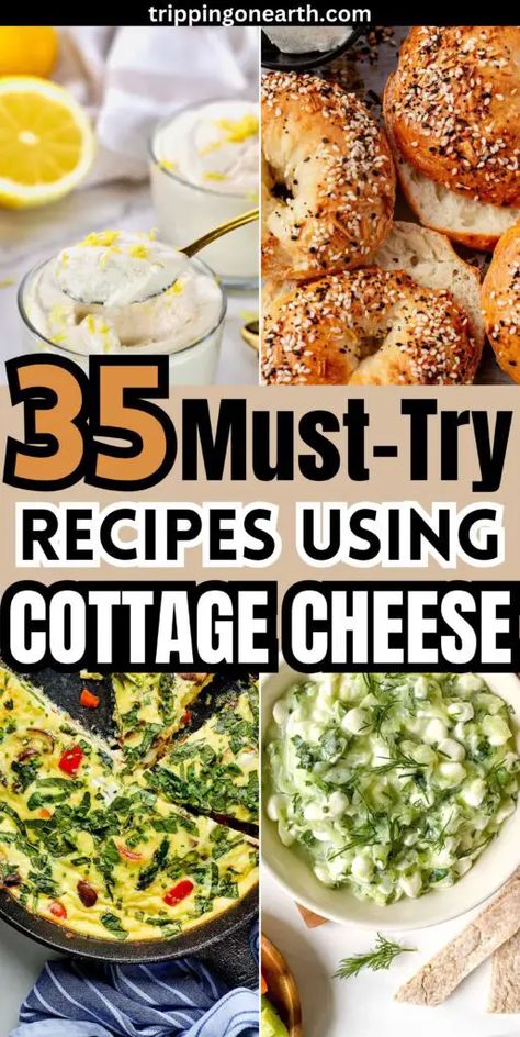 What Goes Good With Cottage Cheese, Ideas With Cottage Cheese, Ricotta And Cottage Cheese Recipes, Recipes Made With Cottage Cheese, Cottage Cheese Ideas Ways To Eat, Cottage Cheese Recipes Savory, Cottage Cheese Savory Recipes, Uses For Cottage Cheese, Recipes That Use Cottage Cheese