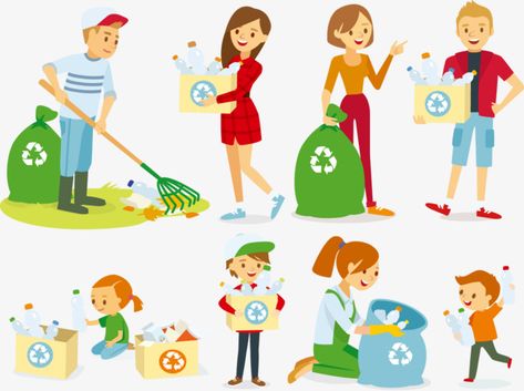 Waster,Waste collection,Cartoon,illustration,character,cartoon vector,characters vector,collect vector,waste vector Recycling Games, Recycling Activities For Kids, Eco Club, Recycling For Kids, Recycling Activities, Fall Science, Computer Vector, Toddler Worksheets, Vector People