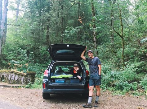 Guest Post: How to Turn Your Subaru Outback into a Camper Outback Camper, Subaru Camping, Subaru Outback Offroad, Car Camping Organization, Suv Honda, Car Conversion, Slide In Camper, Suv Camping, Rv Types