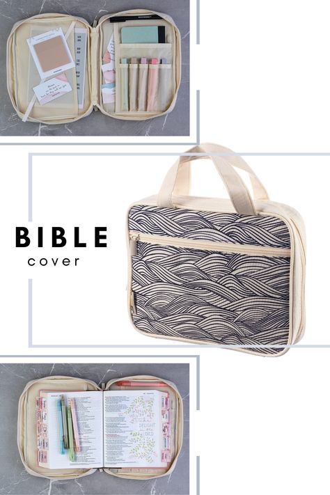 Diy Scripture Case, Bible Bag Pattern, Bible Covers Pattern, Sew Bible Cover, Bible Cases For Women, Bible Bag Ideas, Diy Bible Bag, Cute Bible Covers, Bible Cover Diy