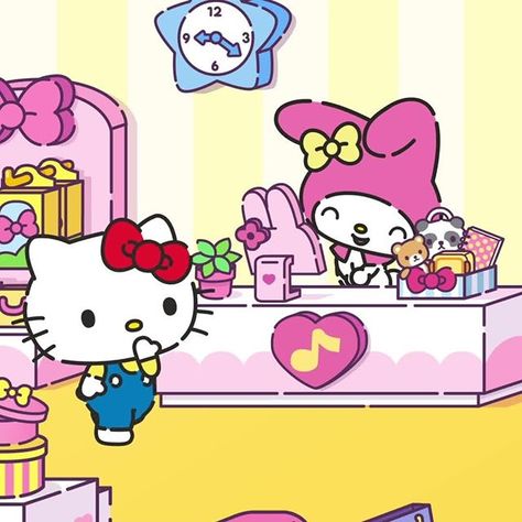 It’s finally here and Hello Kitty loves to give her friends the perfect gift! ✨🎁 Watch the first episode of the NEW Hello Kitty and Friends Supercute Adventures animated series on the #HelloKittyandFriends YouTube channel. Link in bio! Hello Kitty And My Melody, Disney Princess Gif, Friends Serie, Hello Kitty Imagenes, Sanrio Bag, Hello Kitty Videos, True Friendship Quotes, Friends Episodes, Hello Kitty And Friends