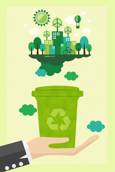 Garbage Disposal Vector Environmental Education Simple Background Proper Waste Disposal Poster, Environmental Wallpaper, Wall Painting Flowers, Cover Page For Project, Garbage Recycling, Earth Drawings, Education Logo Design, Sustainable Transport, Education Icon