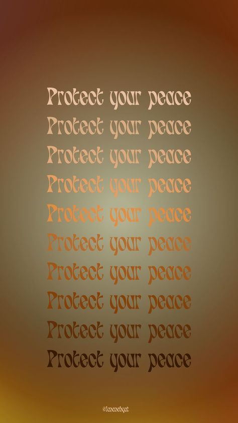 Protect Your Peace Wallpaper, Protect Your Peace Quotes, Your Peace Quotes, Brown Aesthetic Phone, Peace Wallpaper, Wallpaper Frases, Ankh Tattoo, Ipad Layout, Protect Your Peace