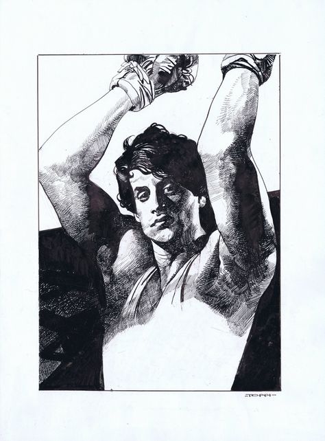 Sergio Toppi, Rocky Balboa, Wow Art, Selling Artwork, Ink Drawings, Balboa, Art Pages, Comic Artist, Comic Books Art