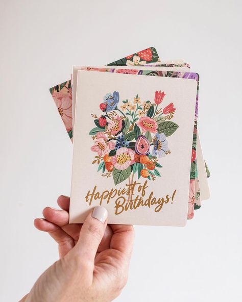 Bespoke Letterpress (@bespokepress) • Instagram photos and videos Happiest Of Birthdays, Gold Foil Cards, Flowers Beautiful, Co Design, Printing Press, Letterpress Printing, Foil Print, Kraft Envelopes, Paper Goods