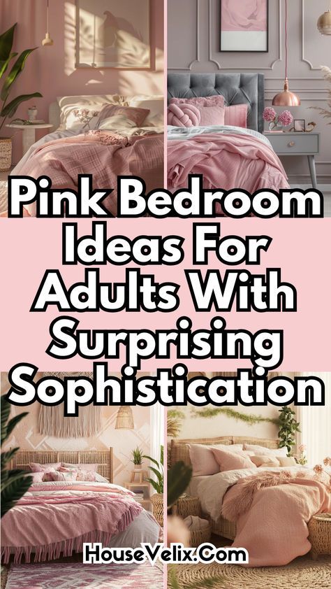 Girly Romantic Bedroom, Shabby Chic Pink Bedrooms, French Blue And Pink Bedroom, Pink Paint For Bedroom Walls, Pink House Decoration, Monochromatic Pink Room, Bedroom Ideas For Small Rooms For Adults, Pink And Lilac Bedroom, Grown Up Pink Bedroom