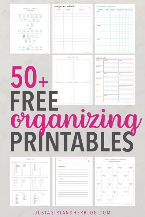 Free Organizing Printables, Goal Setting Sheet, Printable Calendar Pages, Organizational Printables, Organizing Printables, Organize Life, Free Printables Organization, Organizing My Life, To Do Planner