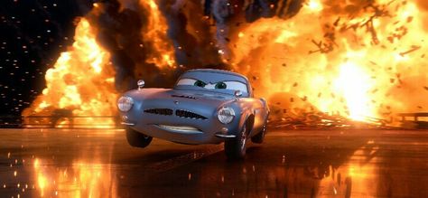 Disney Cars 2 Finn Finn Mcmissile, Cars 2 Movie, Cars Disney Pixar, Disney Cars Movie, Cars 2006, Ferrari Enzo, Pixar Films, British Sports Cars, Cars 2