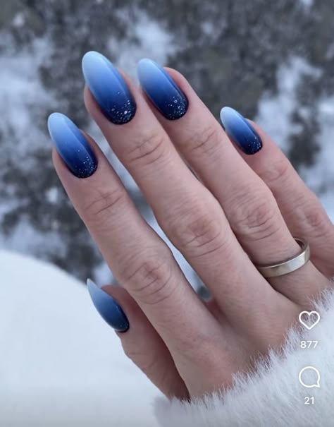 Blue Ombre Nails, Designs For Short Nails, Dream Ideas, Subtle Nails, Fancy Nails Designs, Simple Gel Nails, Blush Nails, Makijaż Smokey Eye, Nail Art Designs Videos