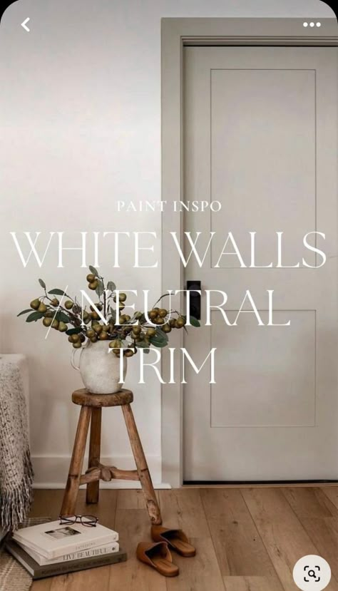 Colored Trim With White Walls, Modern Trim Around Windows, White Walls With Neutral Trim, White Walls With Different Color Trim, Trim Colours Interior, White Room With Painted Trim, White Walls Revere Pewter Trim, Trim Color White Walls, Trim That Isnt White