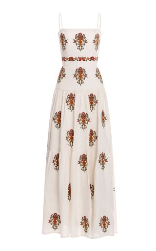 Elegante Casual, Cocktail Attire, Maxi Styles, Linen Maxi Dress, Tiered Maxi Dress, Printed Linen, Moda Operandi, Pretty Dresses, All Over Print