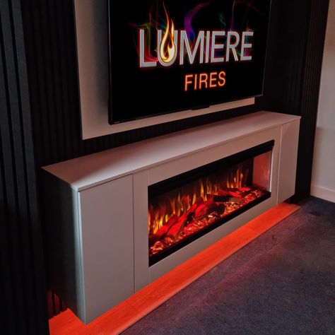 #washingtonfireplaces 💎 NEW DISPLAY: The Arizona pre-built floating suite, a bespoke design that can be adjusted to match your needs. Available in various materials, colours, and sizes. Complete with a Lumiere™ electric fire - on live display in our showroom today. Lumire™ acoustic panelling and TV backboards are also available. ✅️ No Plastering - No Mess ✅️ Portable - Can Be Removed ✅️ Fast Installation ✅️ Furniture Grade Materials OUR SHOWROOM ✅ See before you buy ✅ Hundreds of fires and ... Backlit Tv Unit, Tv Backboard, Led Tv Panel Voltage, Acoustic Panelling, Tv Fishtank Fireplace Iñ Wall, Led Fire Place Tv Stand, Napoleon 152.4 Cm (60 In.) Electric Wall Mount Fireplace, Electric Fire, Electric Fires