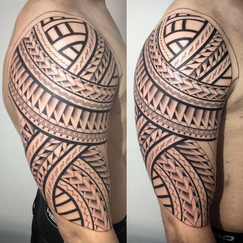 Great design. Fantastic movement. Good shading and negative space Marquesan Tattoo, Samoan Tattoos, Husband Tattoo, Berlin Tattoo, Filipino Tattoos, Polynesian Tattoos, Polynesian Tattoo Designs, Tattoo Mandala, Armband Tattoo Design