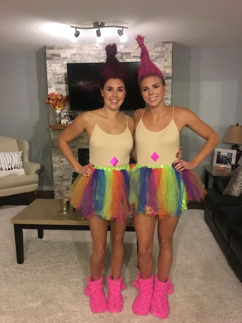 Adult Trolls Costume, Trolls Costume Adult, Troll Costume Diy, Trolls Costume, Troll Halloween Costume, 80s Costumes, Troll Costume, Diy Costumes Women